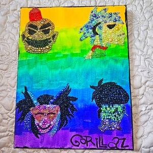 Gorillaz bedazzled fan art